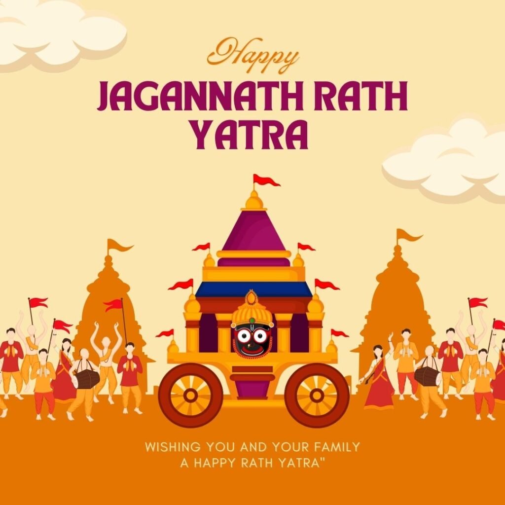 { 100+ Best Rath Yatra Wishes 2024 with Images in english } Hindi