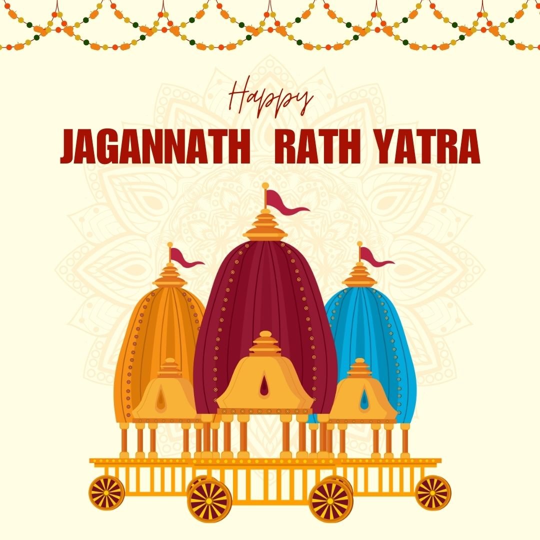 { 100+ Best Rath Yatra Wishes 2024 with Images in english } Hindi